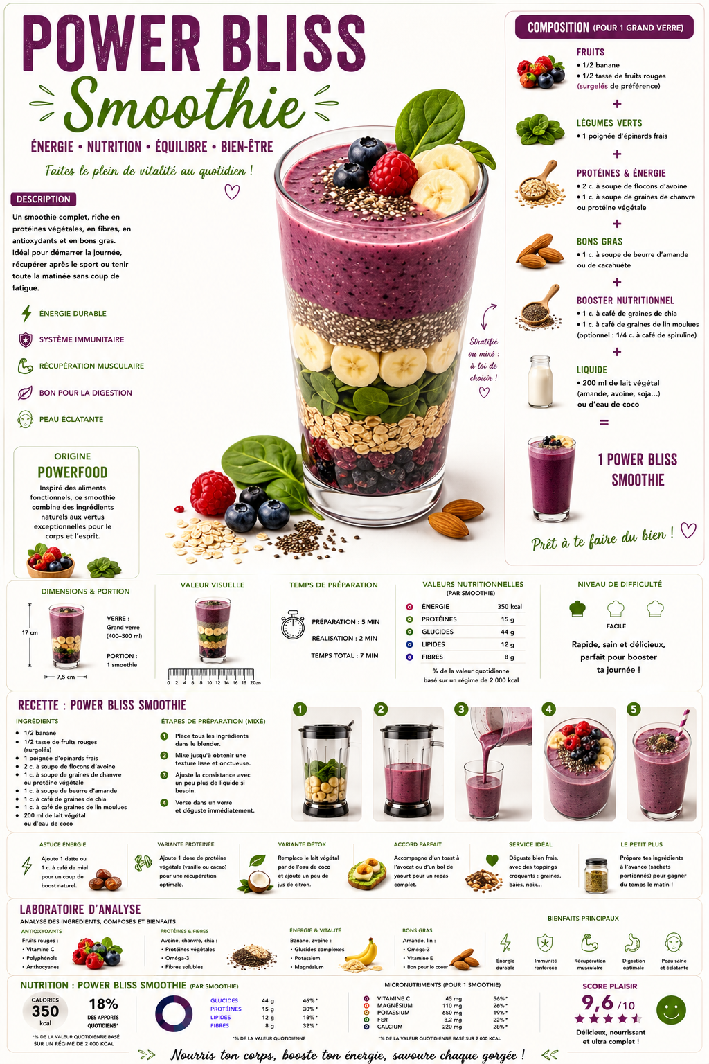 Power Bliss smoothie
